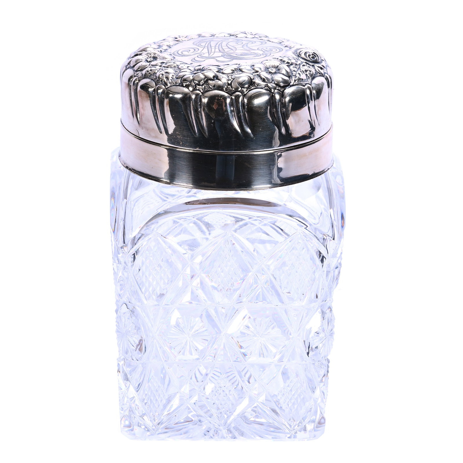 Vanity Jar, American Brilliant Cut Glass (1 of 6)