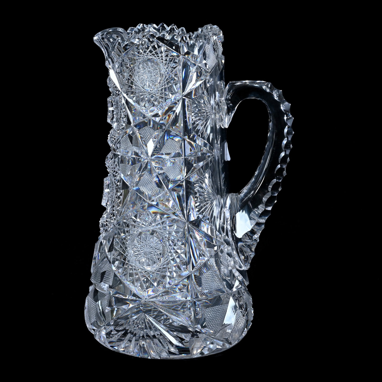Tankard, American Brilliant Cut Glass, Champion Pattern By J. Hoare (1 of 3)