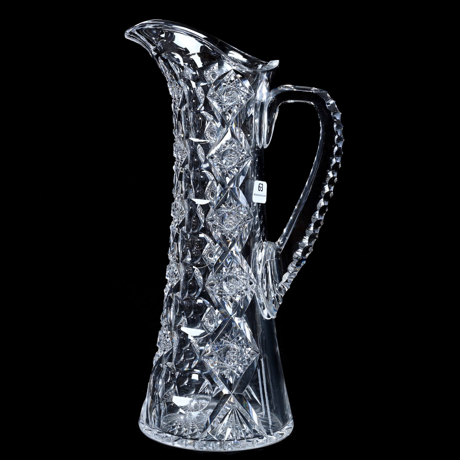 Champagne Tankard, American Brilliant Cut Glass, Queens Pattern By Hawkes (1 of 3)
