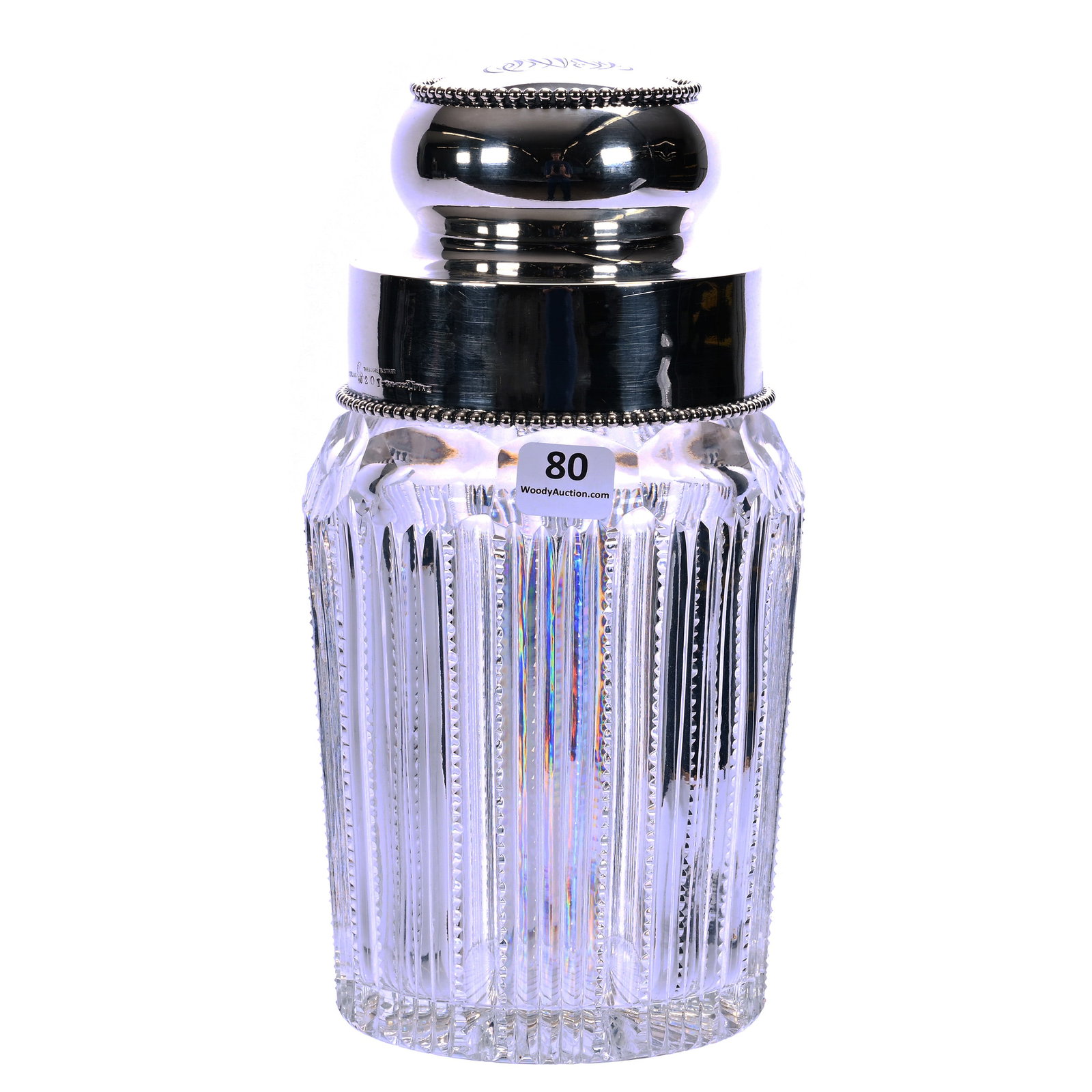 Humidor, American Brilliant Cut Glass (1 of 6)