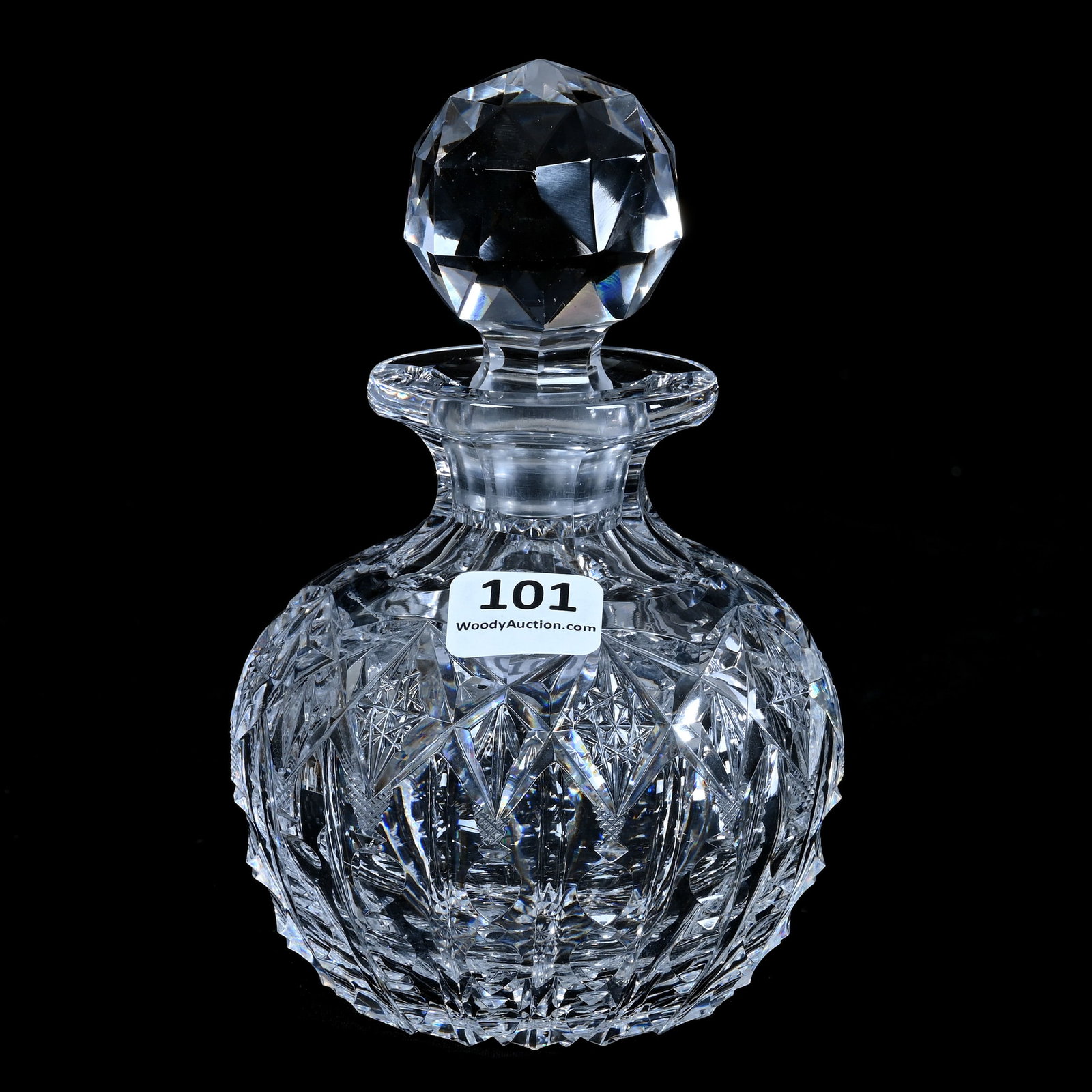 Cologne Bottle, American Brilliant Cut Glass, Chester Pattern By Dorflinger (1 of 3)