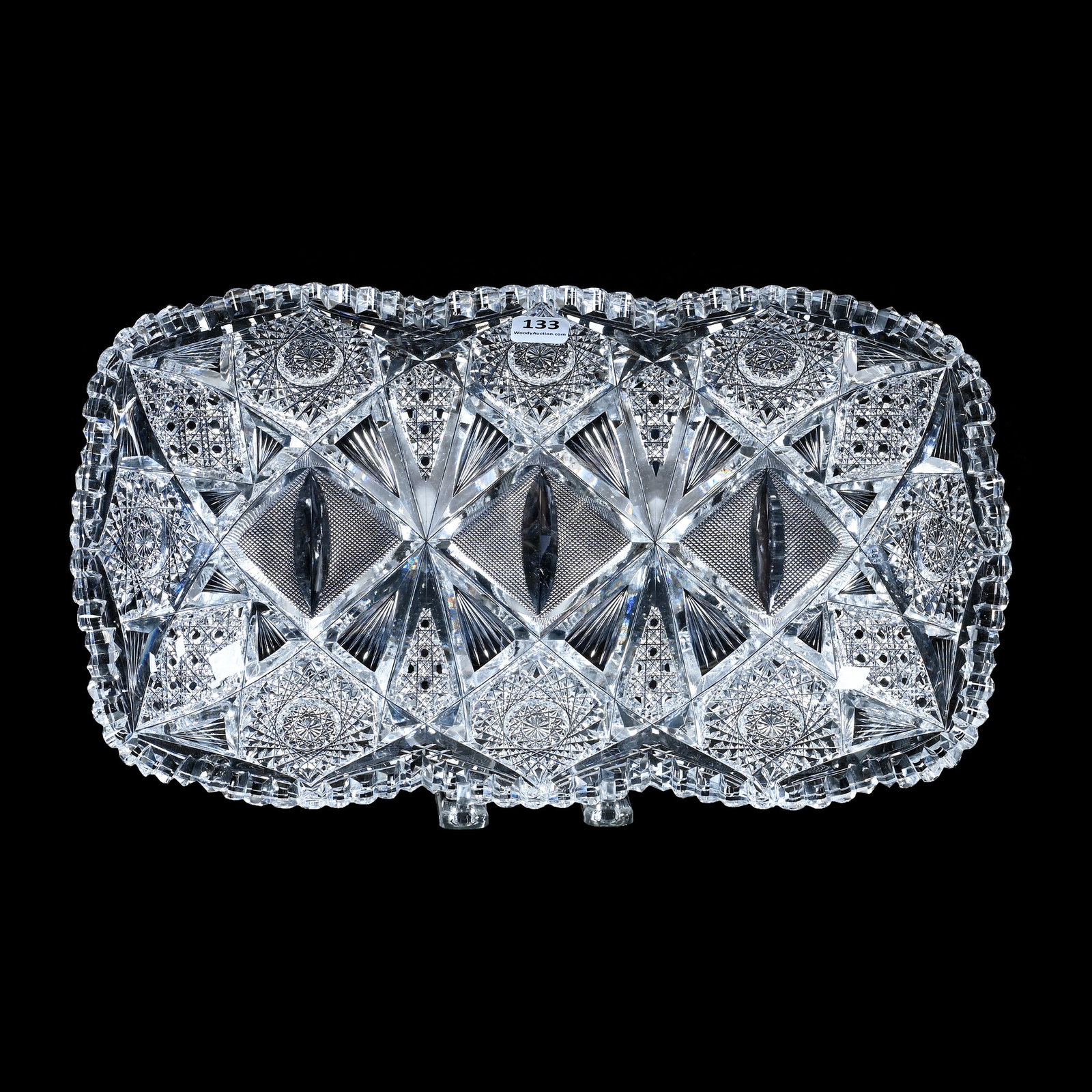 Serving Tray, American Brilliant Cut Glass, Rookwood By J. Hoare (1 of 2)