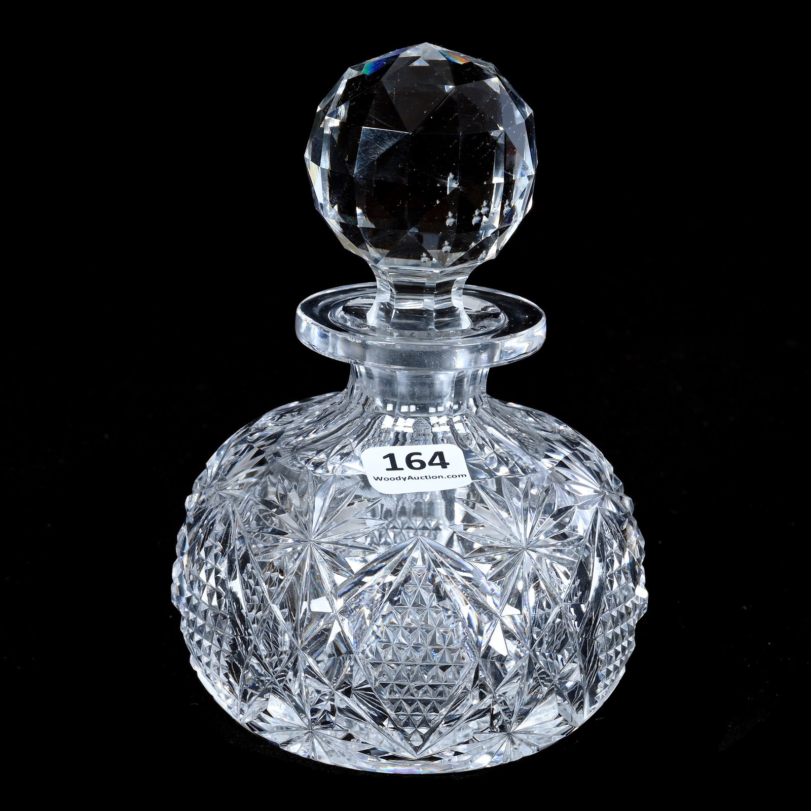 Cologne Bottle, American Brilliant Cut Glass, Bedford Pattern Mt. Washington (1 of 3)