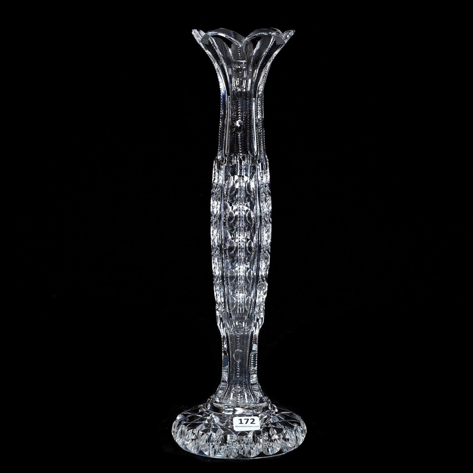 Paperweight Vase, American Brilliant Cut Glass (1 of 2)