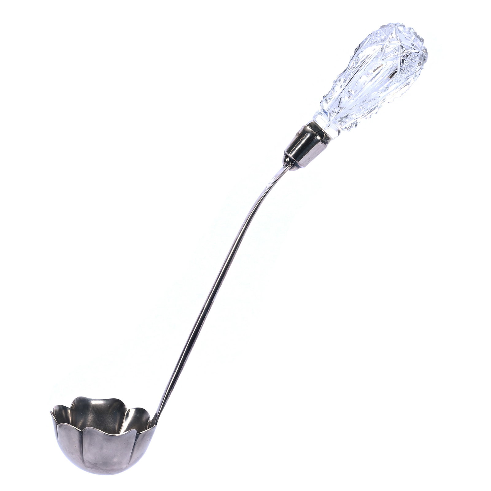 Punch Ladle, American Brilliant Cut Glass, Chester Pattern By Dorflinger (1 of 4)