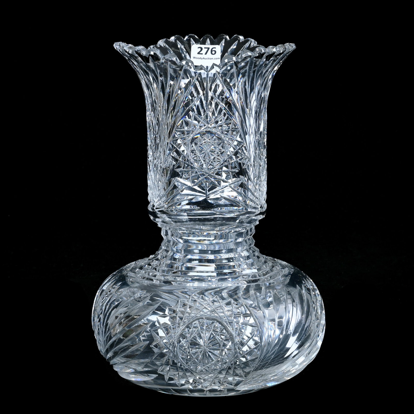 Vase, American Brilliant Cut Glass (1 of 3)