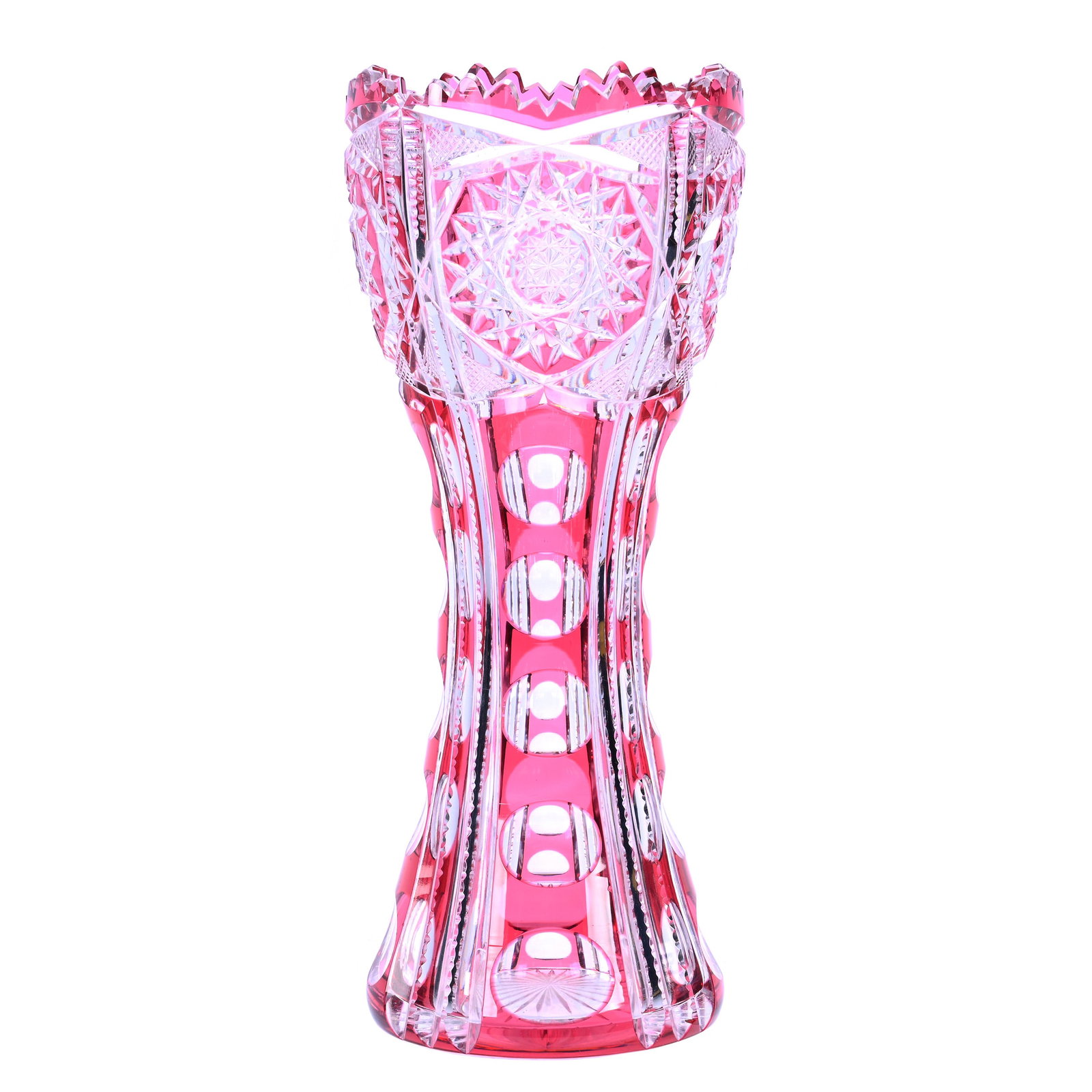 Vase, American Brilliant Cut Glass, Henrietta Pattern By Pairpoint (1 of 3)