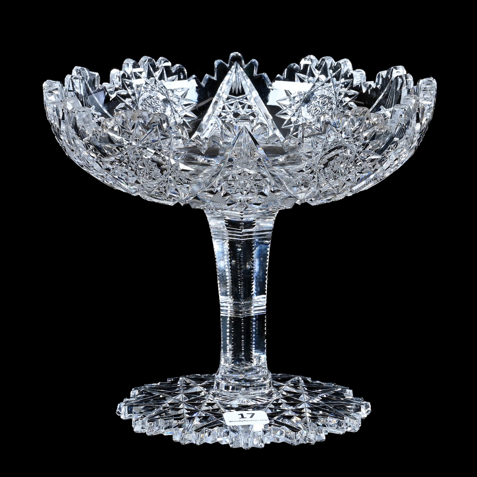Compote, American Brilliant Cut Glass (1 of 3)
