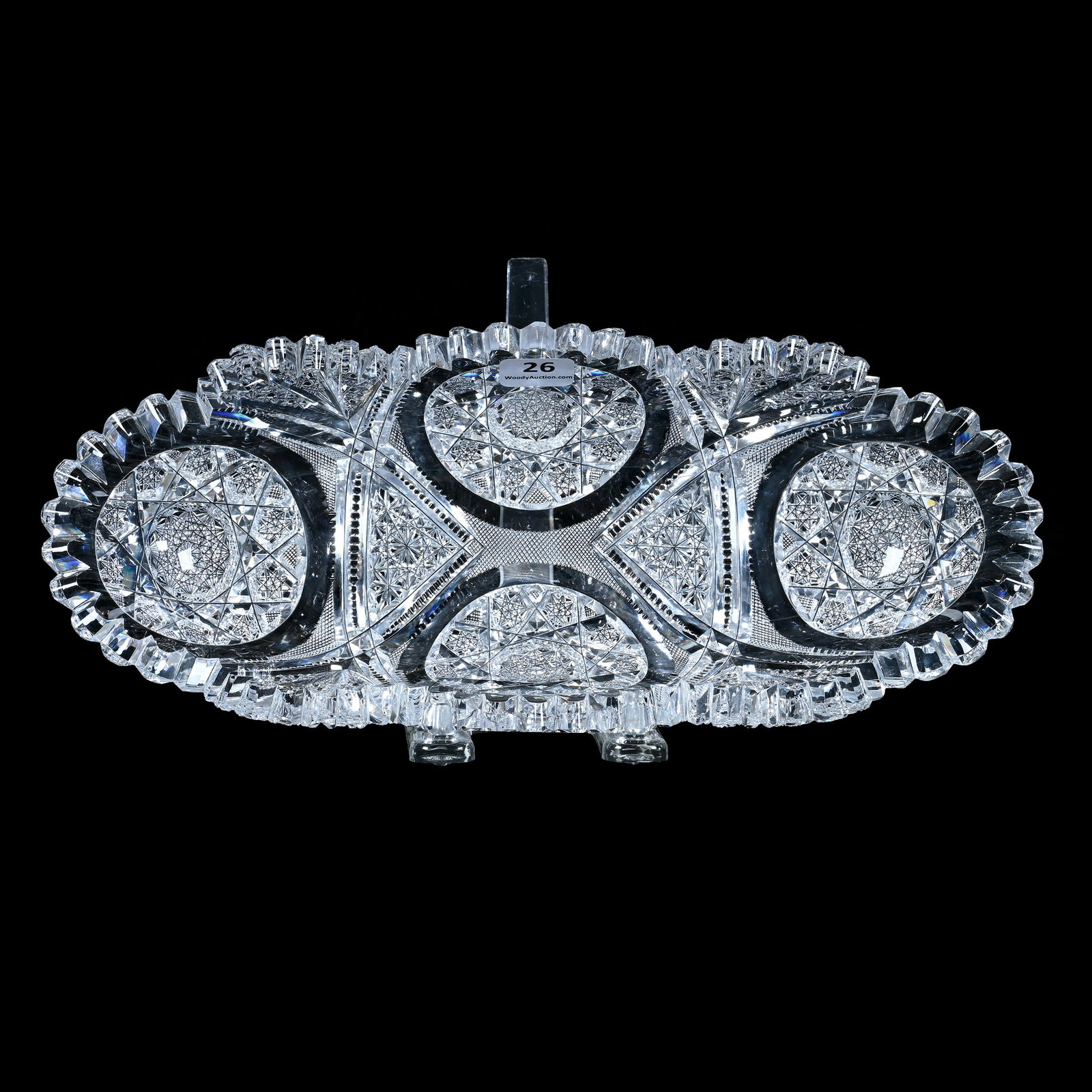 Celery Tray, American Brilliant Cut Glass (1 of 3)