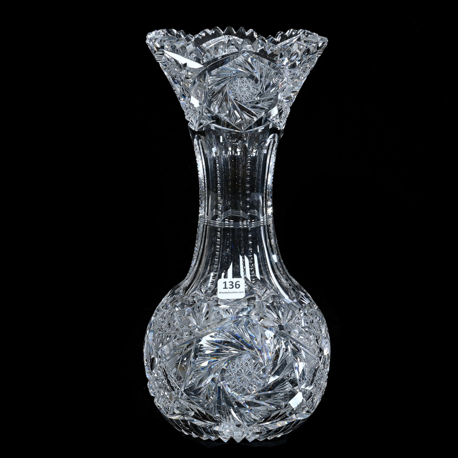 Vase, American Brilliant Cut Glass (1 of 3)