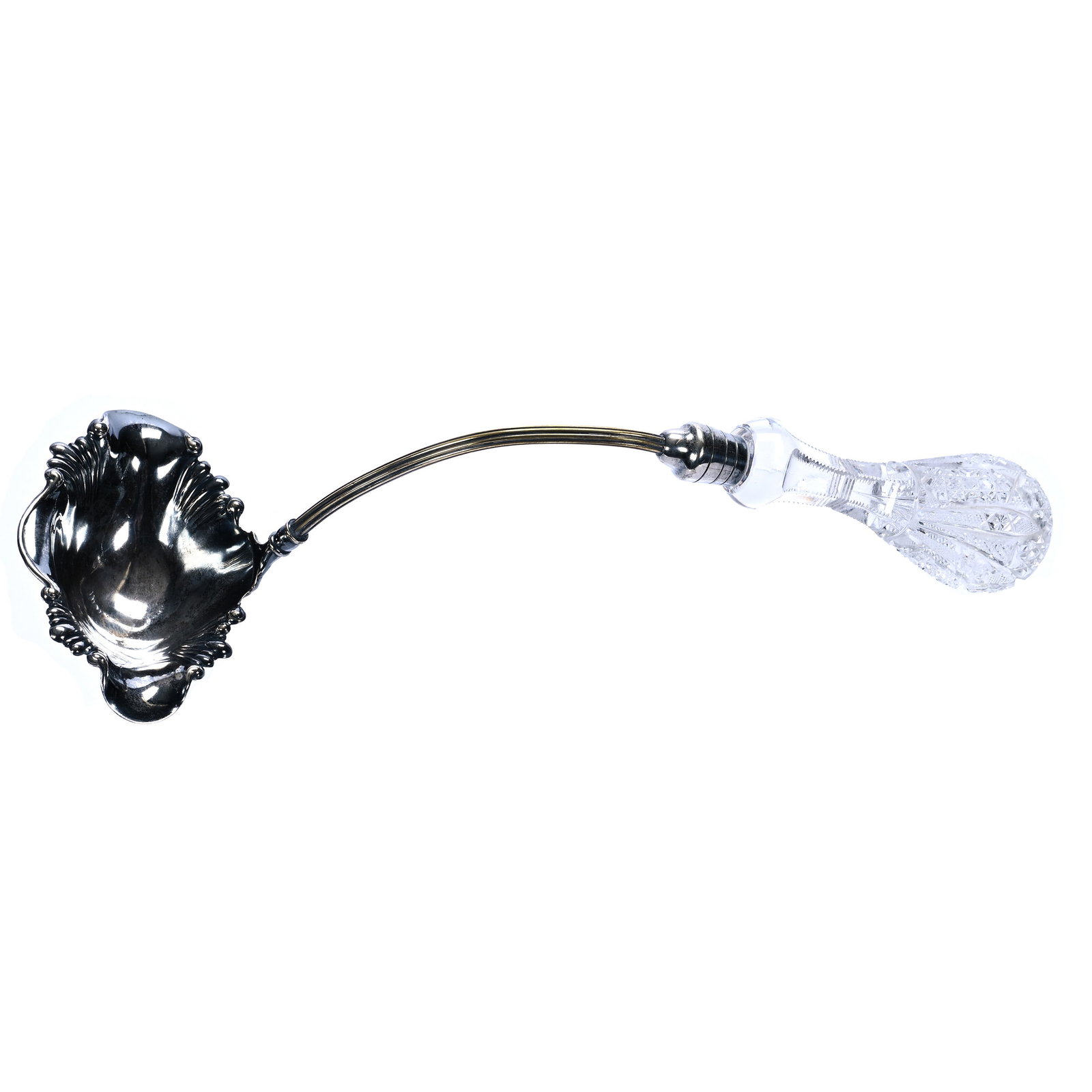 Ladle, American Brilliant Cut Glass, Marked Pairpoint (1 of 4)