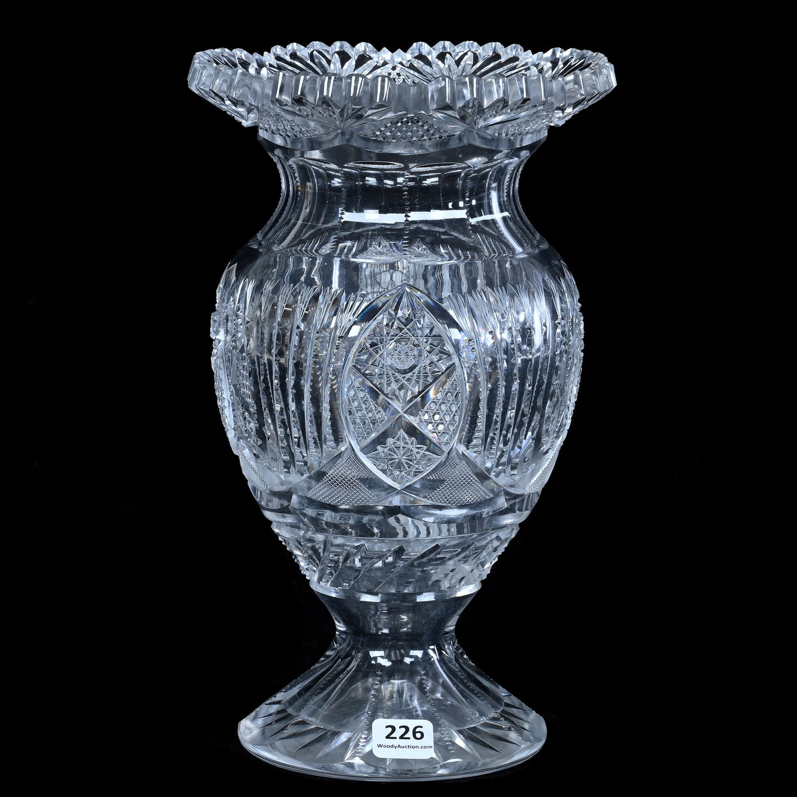 Vase, American Brilliant Cut Glass (1 of 3)