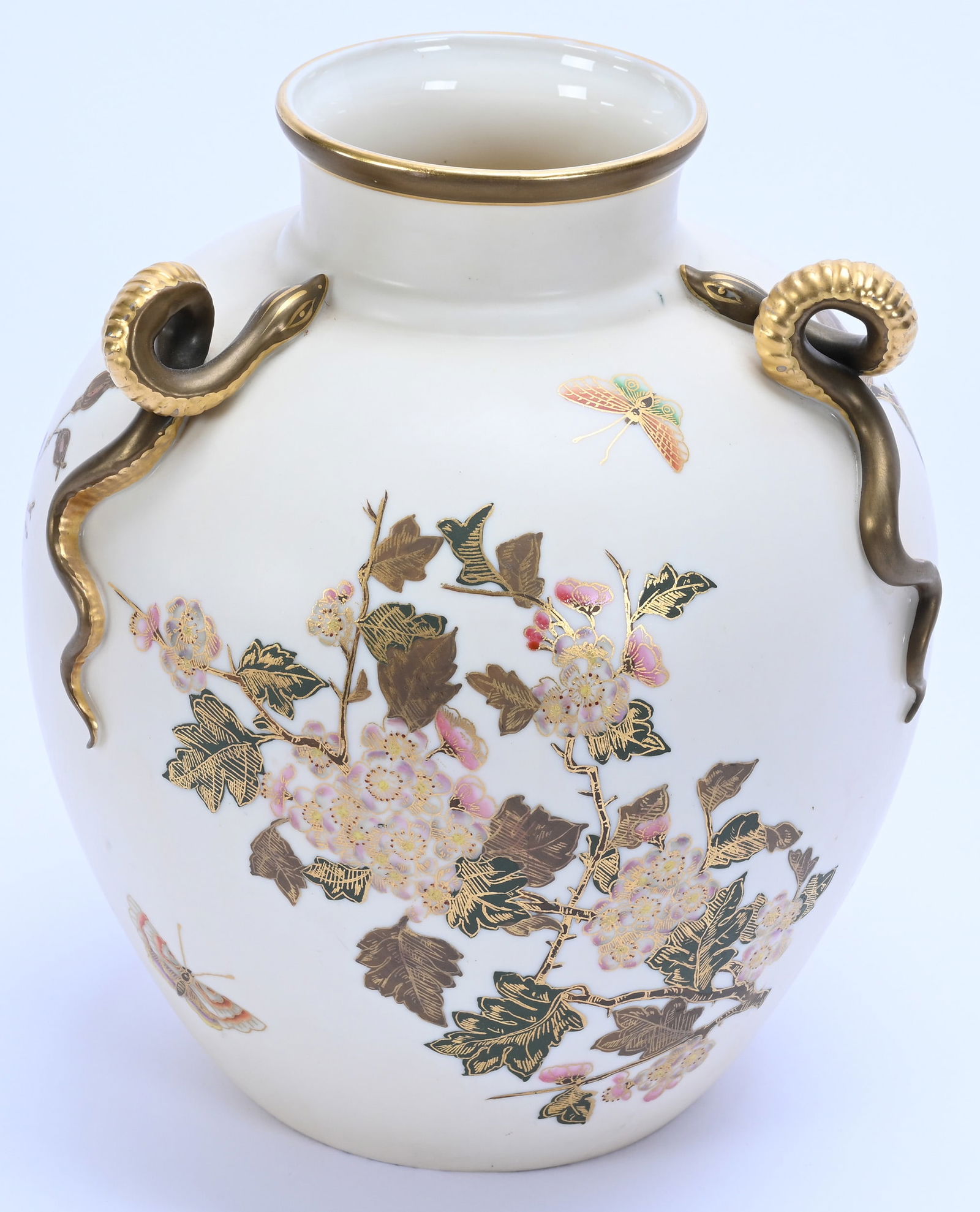 Three Handled Vase, Marked Royal Worcester - 2