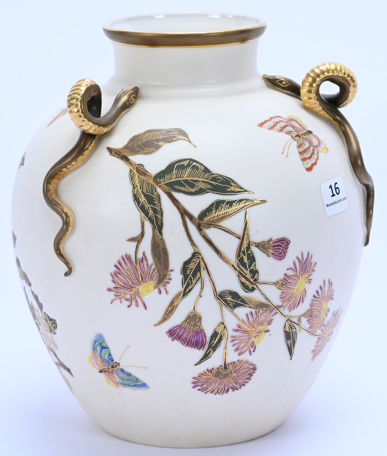 Three Handled Vase, Marked Royal Worcester - 3