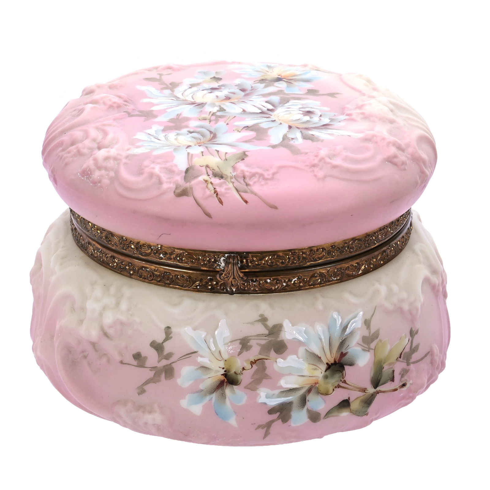 Dresser Box, Marked Nakara, Sea Foam Mold (1 of 4)