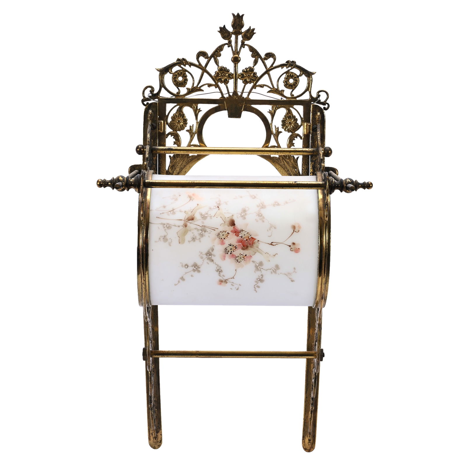 Wall Mount Brush And Towel Holder, Unmarked Wave Crest (1 of 3)