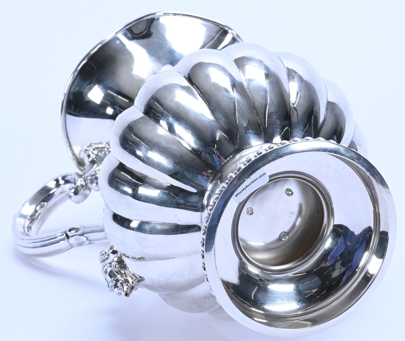 Pedestal Pitcher, Solid Sterling Silver - 3