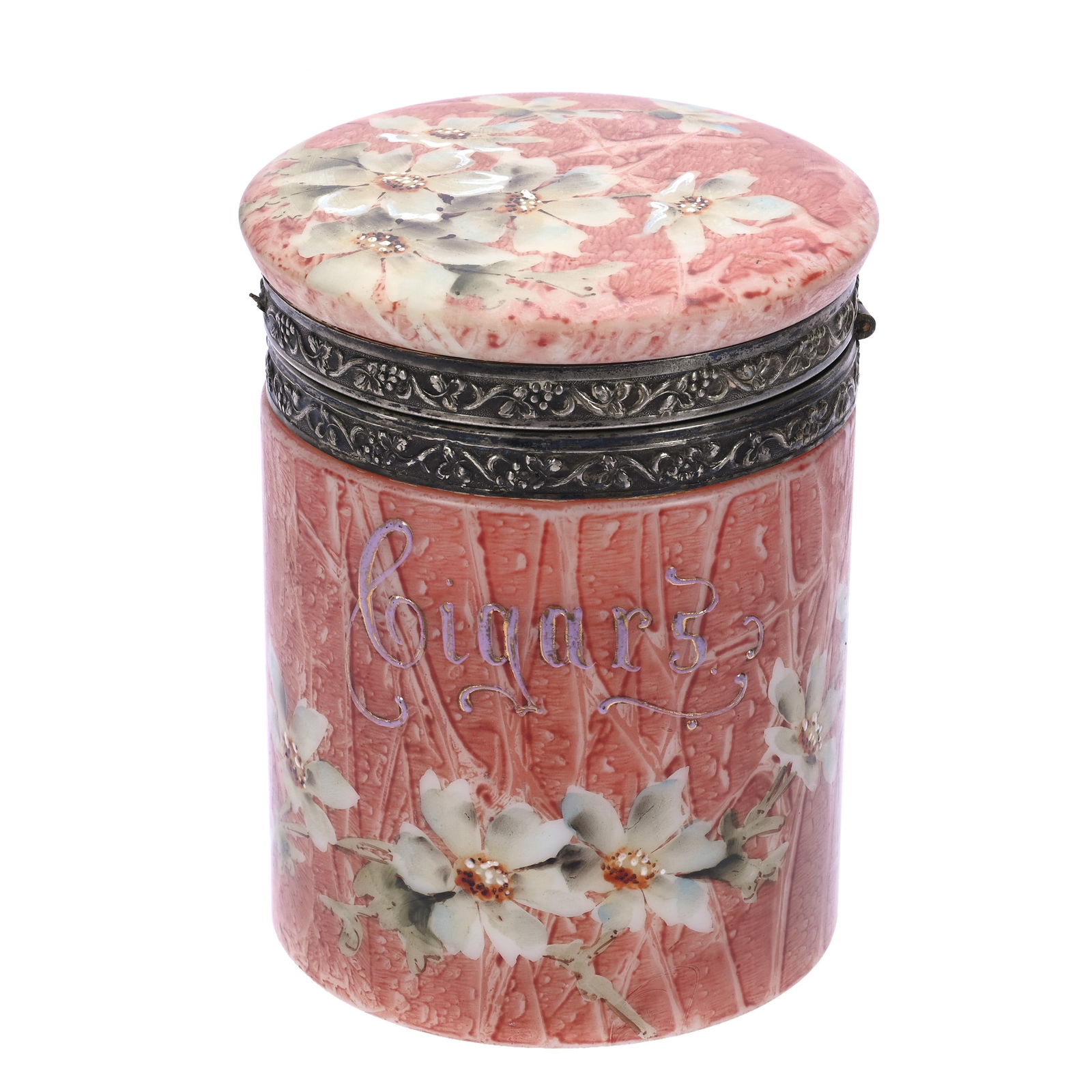 Cigarette Jar, Marked Kelva (1 of 5)