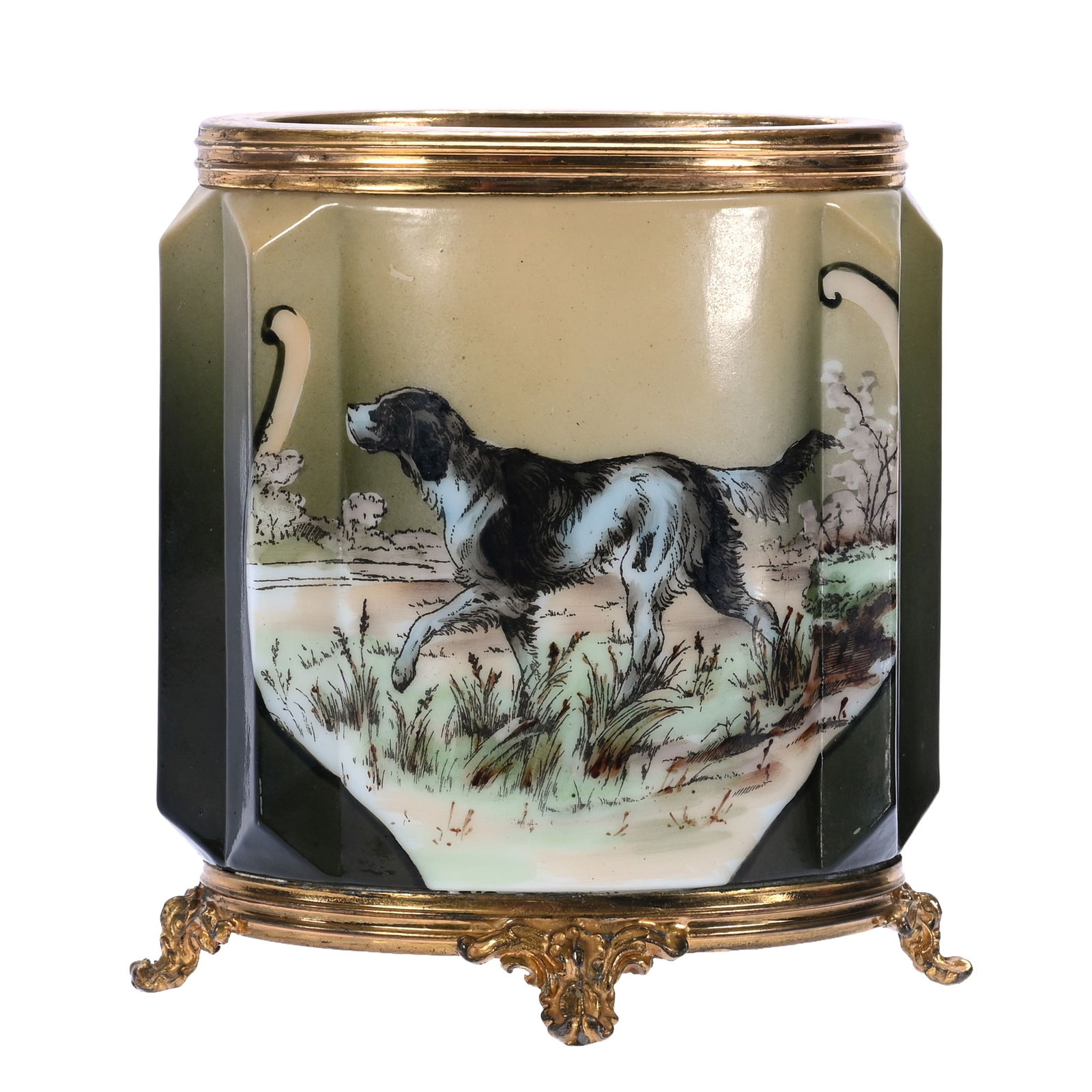 Letter, Cigar, Or Pencil Holder, Unmarked Wave Crest (1 of 3)