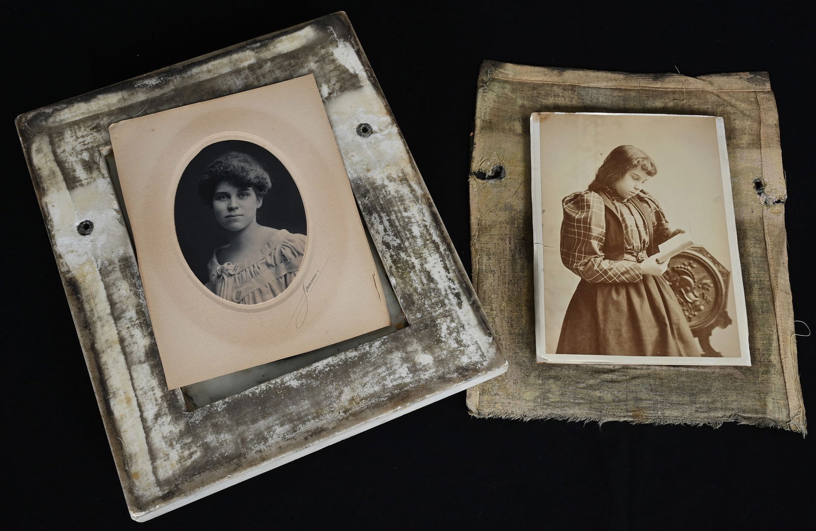 Solid White Marble Picture Frame - 3