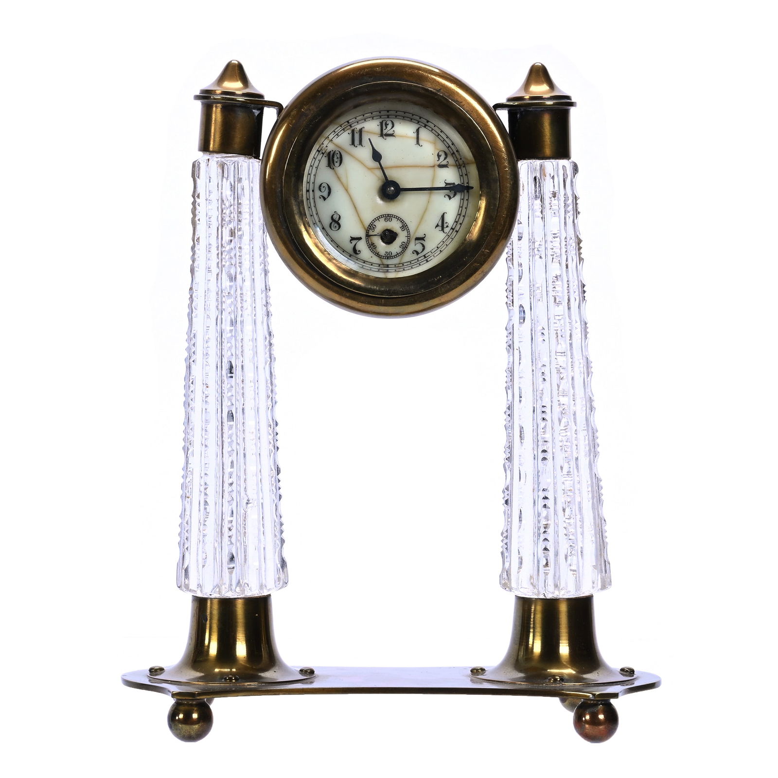 Desk Clock, Marked C.F. Monroe, #00215 (1 of 4)