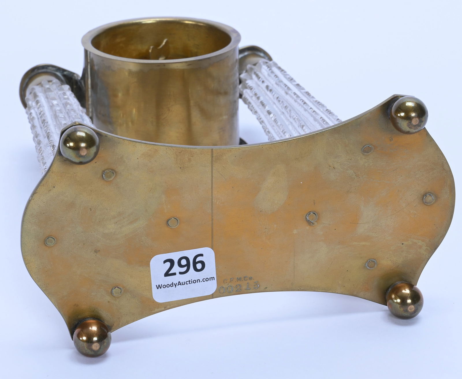 Desk Clock, Marked C.F. Monroe, #00215 - 3