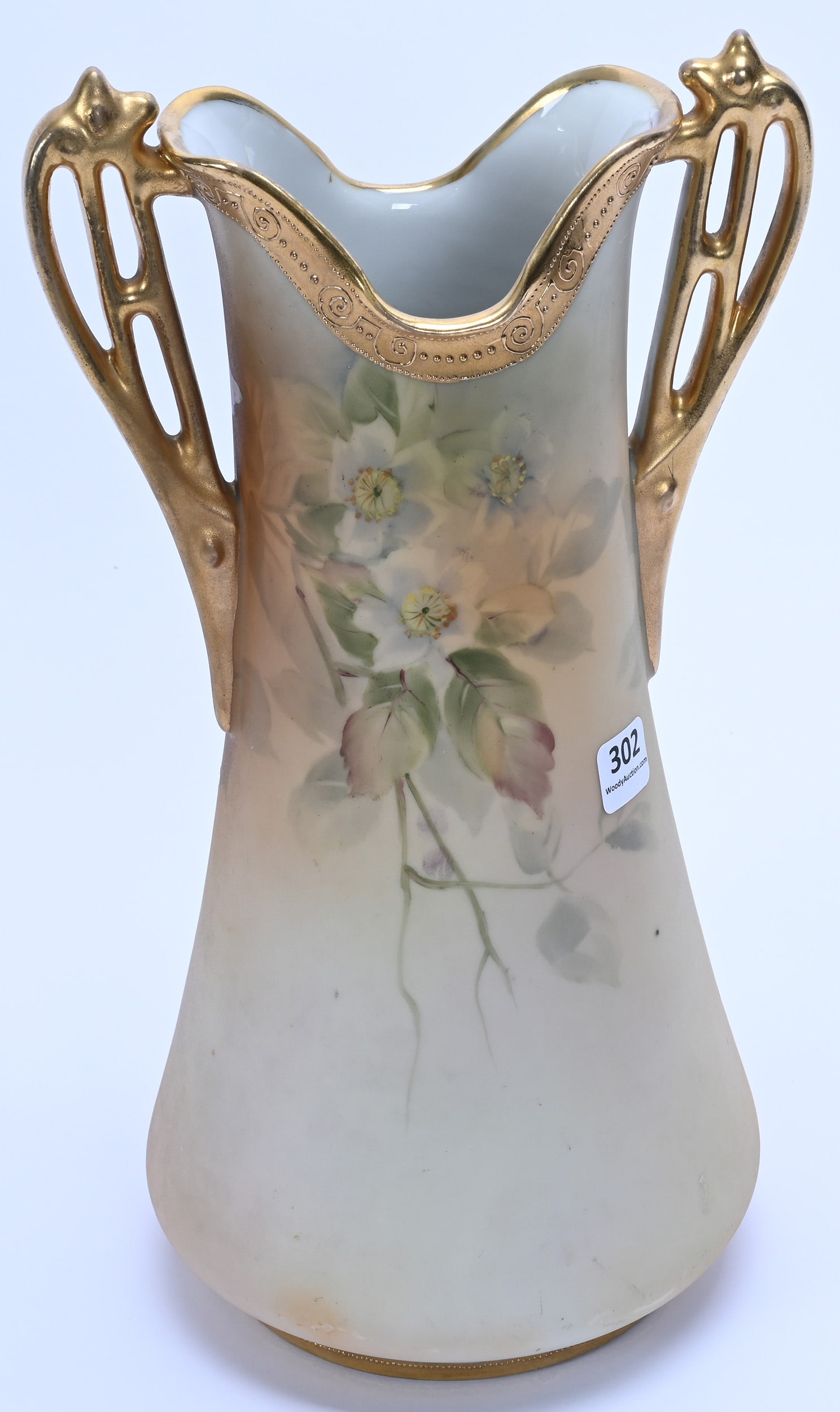 Two Handled Vase, Marked Nippon - 2