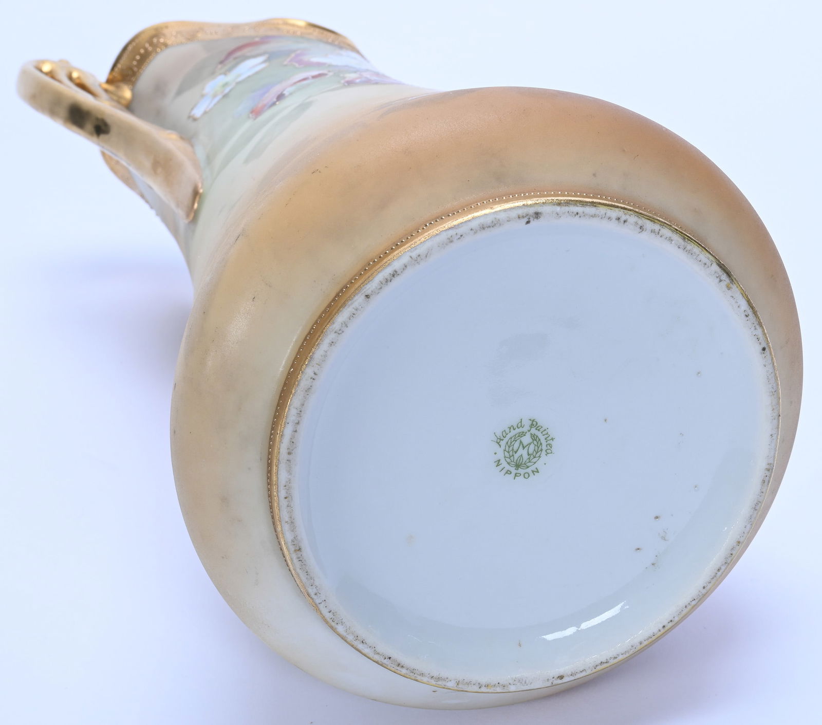 Two Handled Vase, Marked Nippon - 3