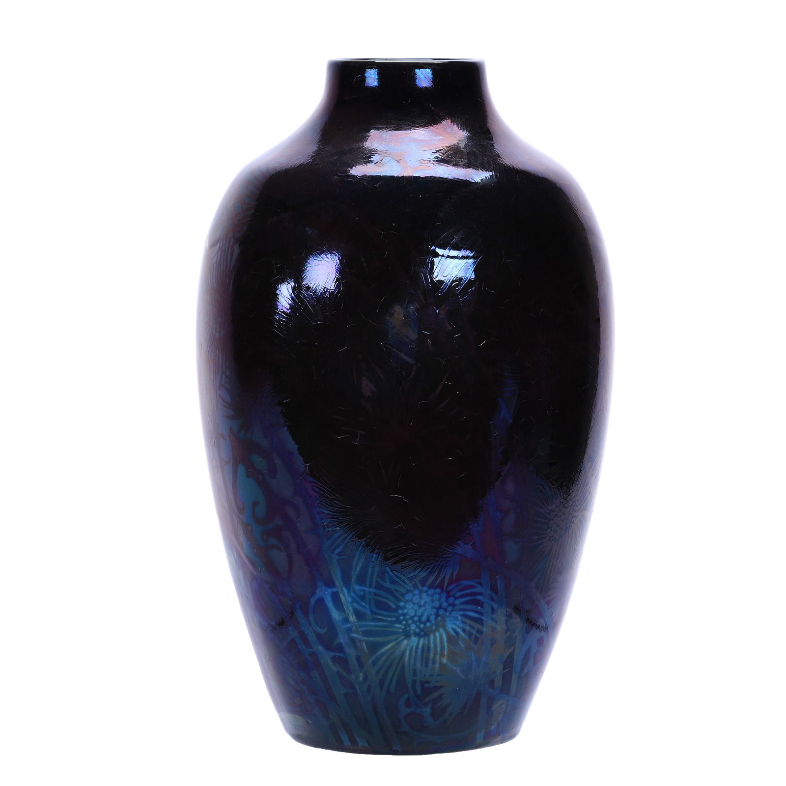 Vase, Unmarked Weller Lustre Ware Circa 1920s (1 of 3)