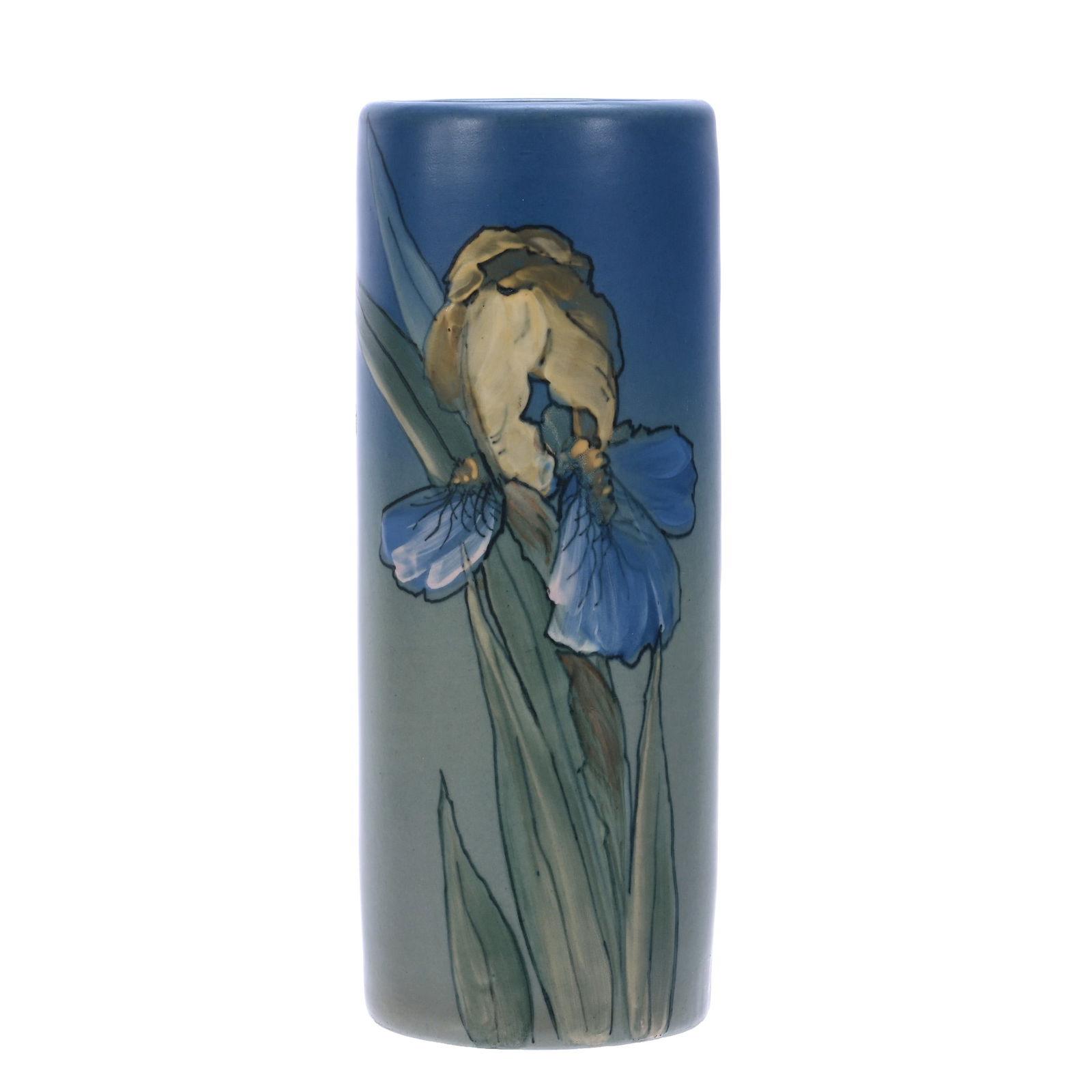 Cylinder Vase, Marked Weller, Hudson Art Pottery (1 of 4)