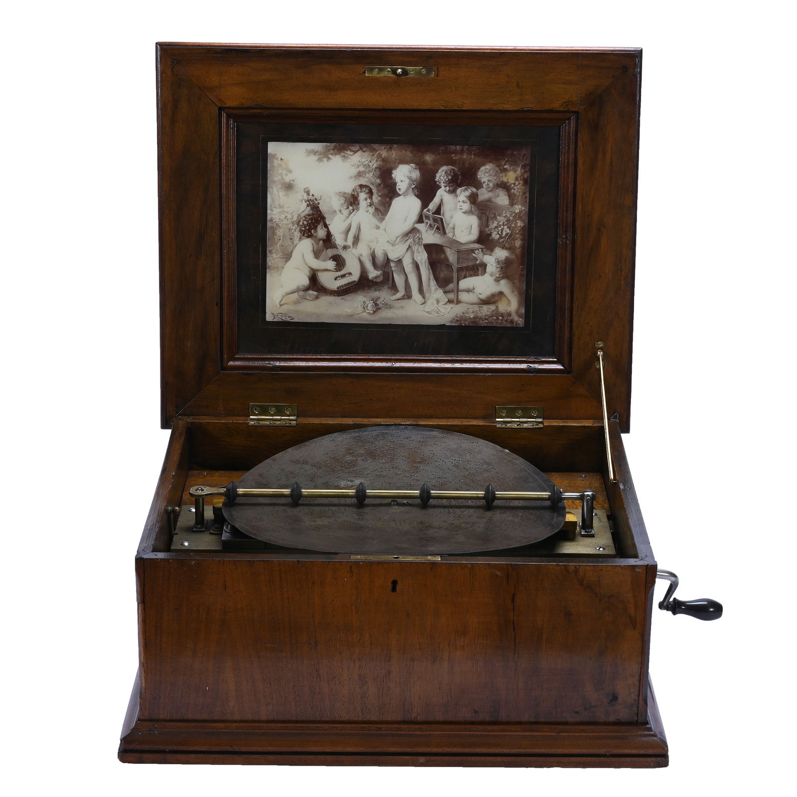 German Disc Music Box Marked Schute-Marke, Serial #230253 (1 of 6)