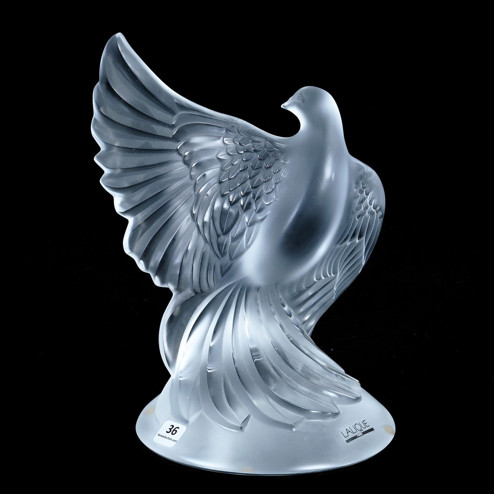 Sculpture, Dea Dove Figurine, Signed Lalique France (1 of 5)