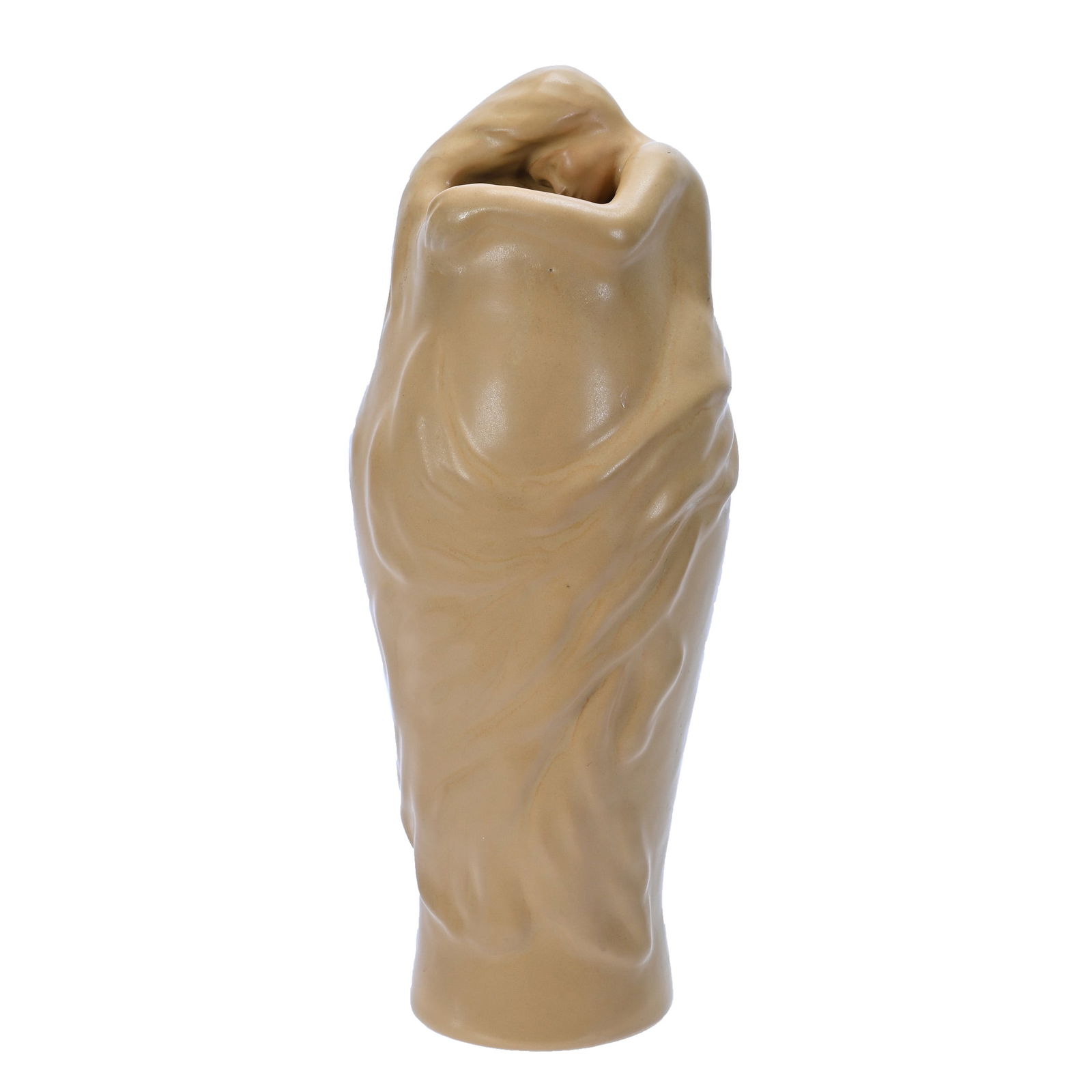 Vase, Van Briggle Art Pottery "Lorelei" Pattern Artist Marked MB (1 of 3)