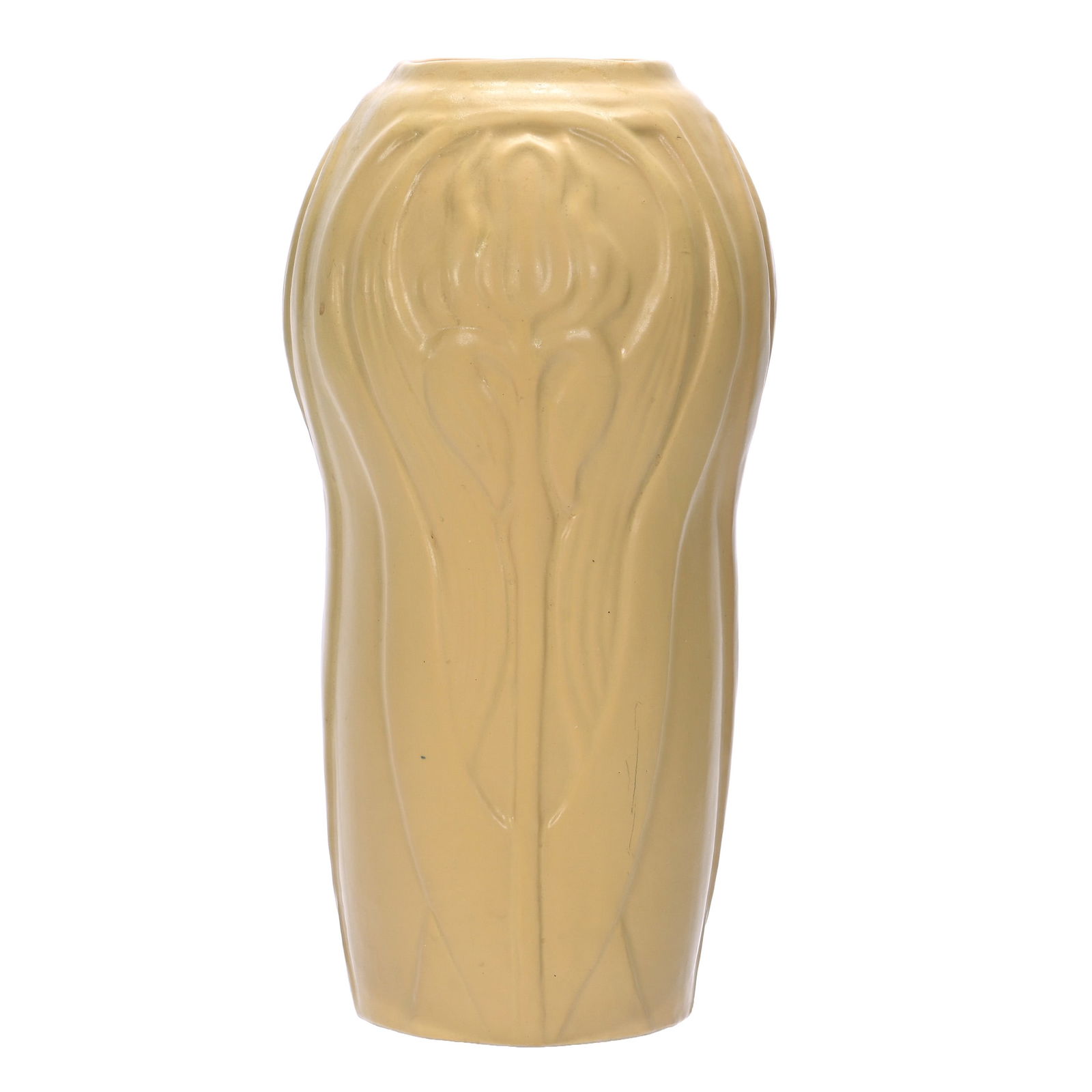 Large Vase, Van Briggle Art Pottery, Iris Pattern (1 of 3)