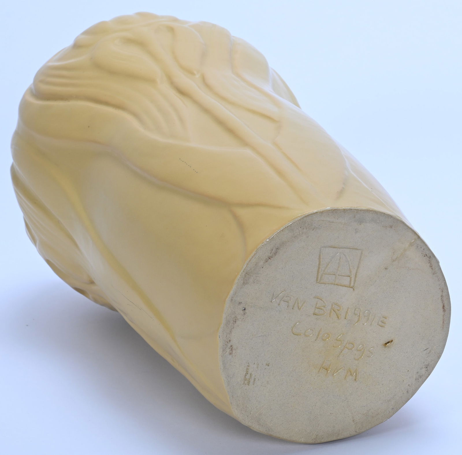 Large Vase, Van Briggle Art Pottery, Iris Pattern - 3