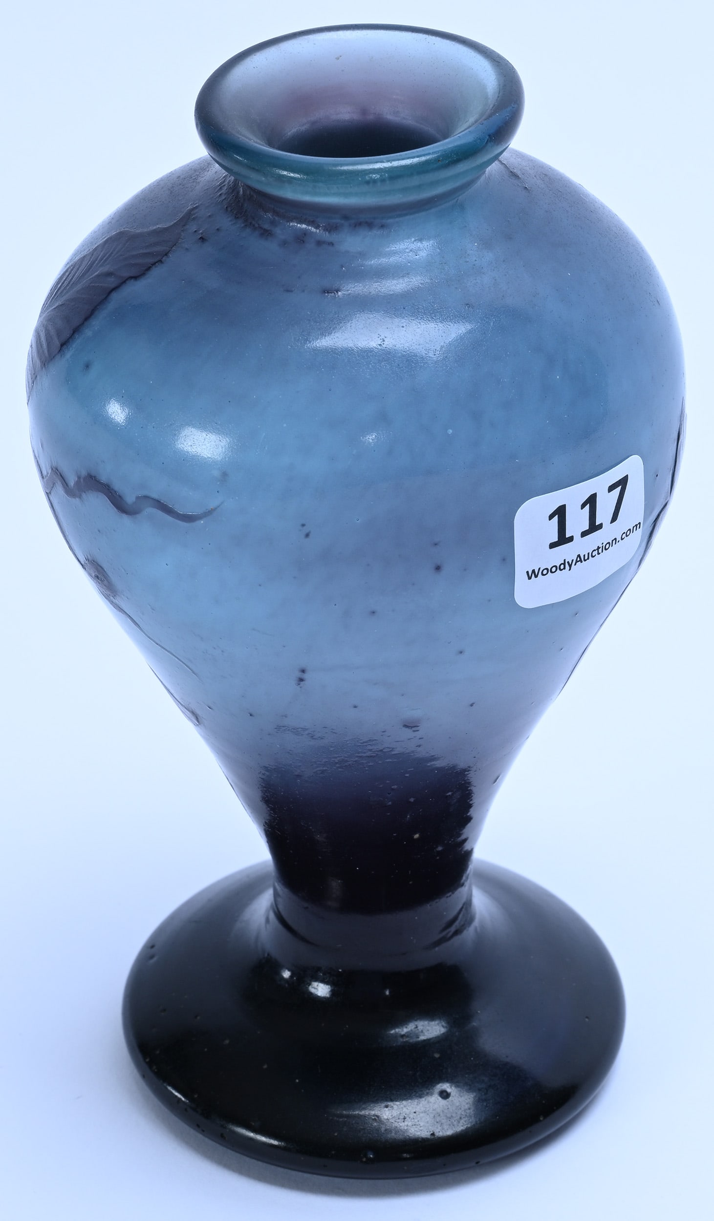 Vase, Signed Muller Croismare Pres Nancy, French Cameo Art Glass - 2