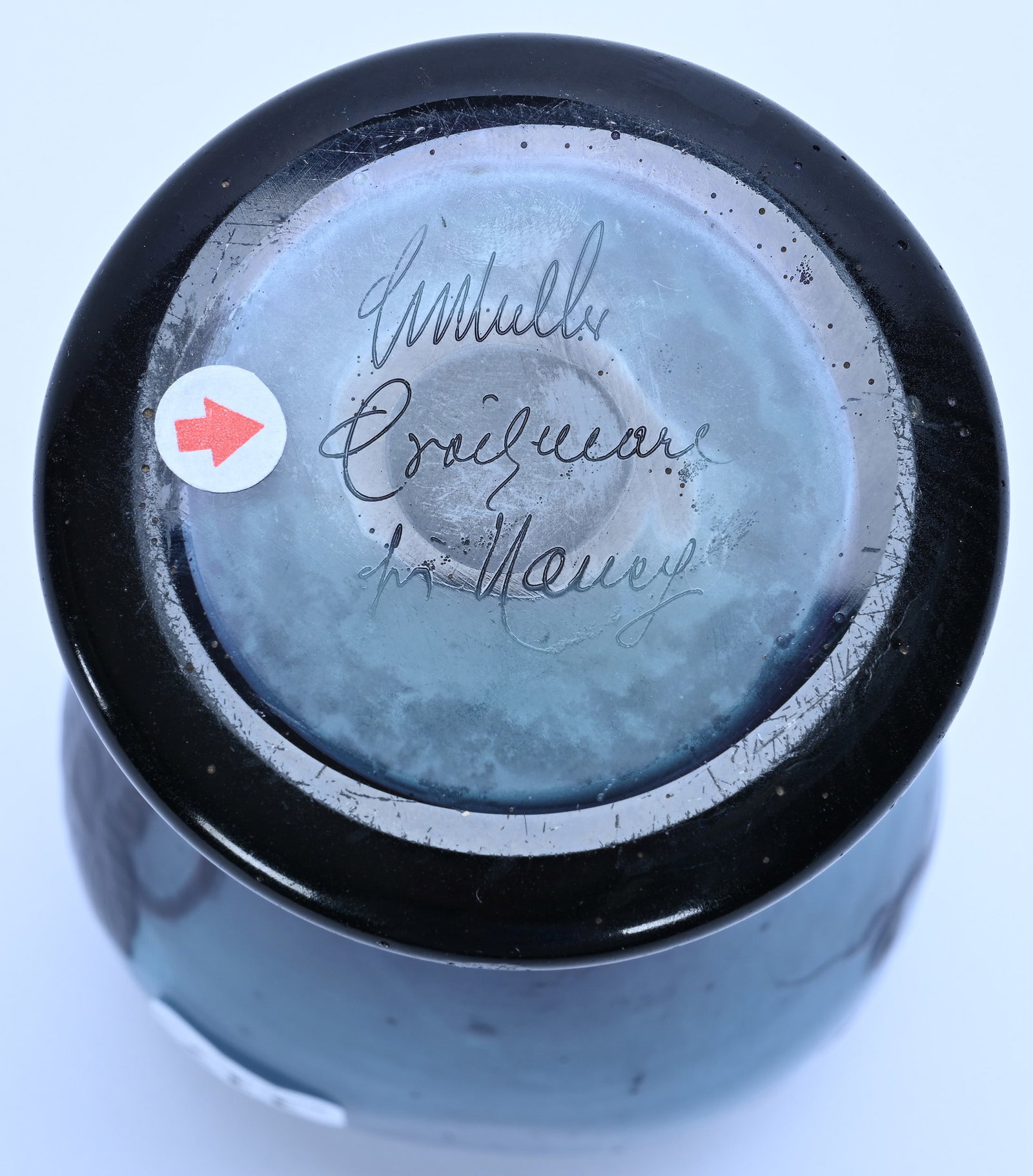 Vase, Signed Muller Croismare Pres Nancy, French Cameo Art Glass - 4