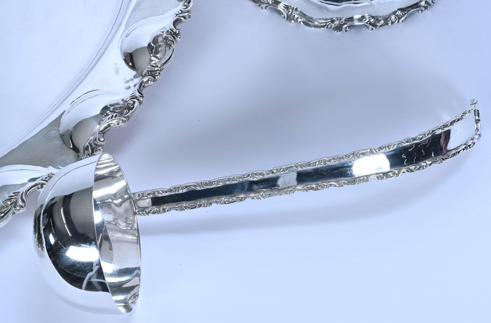 Three Piece Punch Set, Solid Sterling Silver, Marked Juvento Lopez Reyes - 3