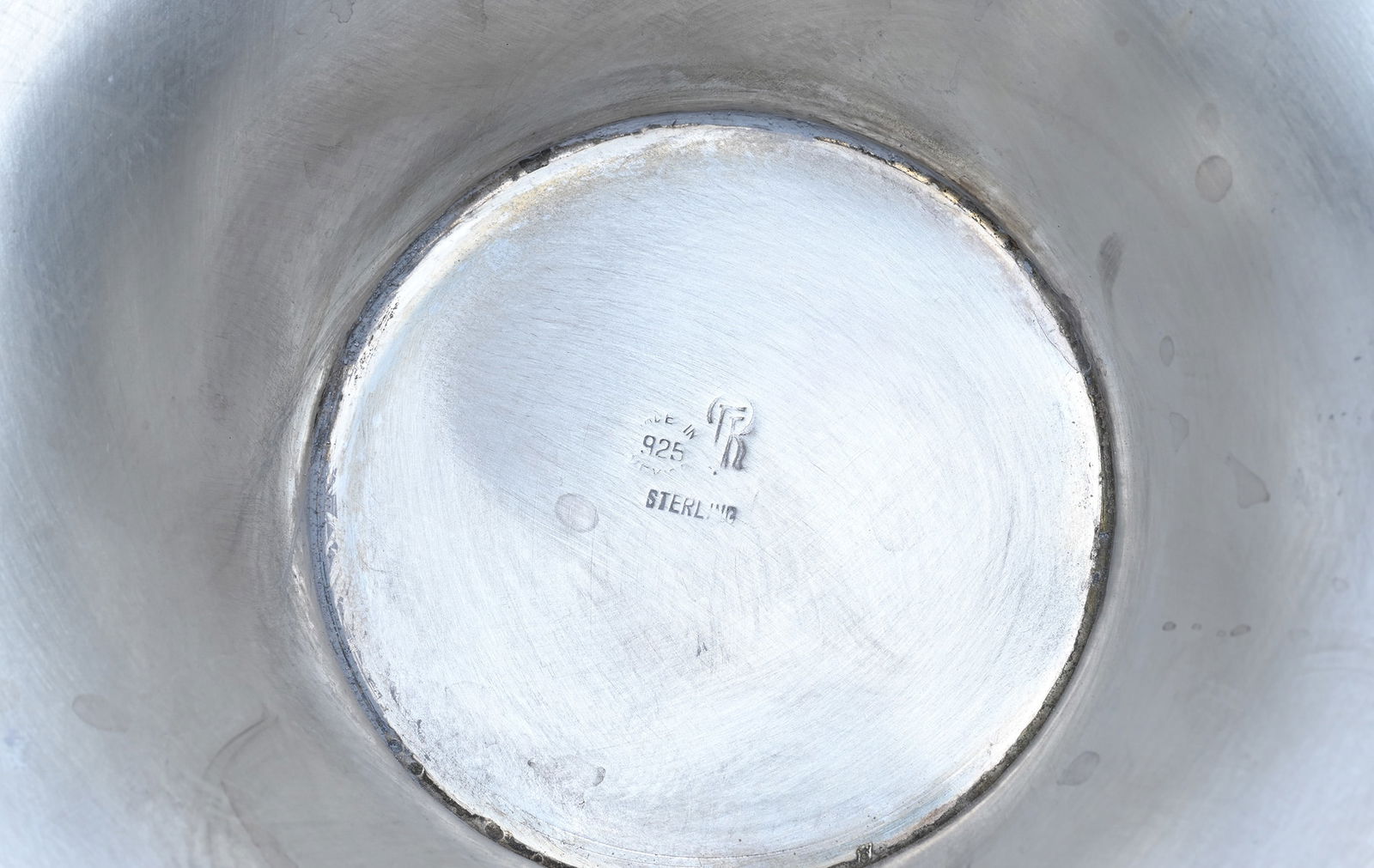 Three Piece Punch Set, Solid Sterling Silver, Marked Juvento Lopez Reyes - 5