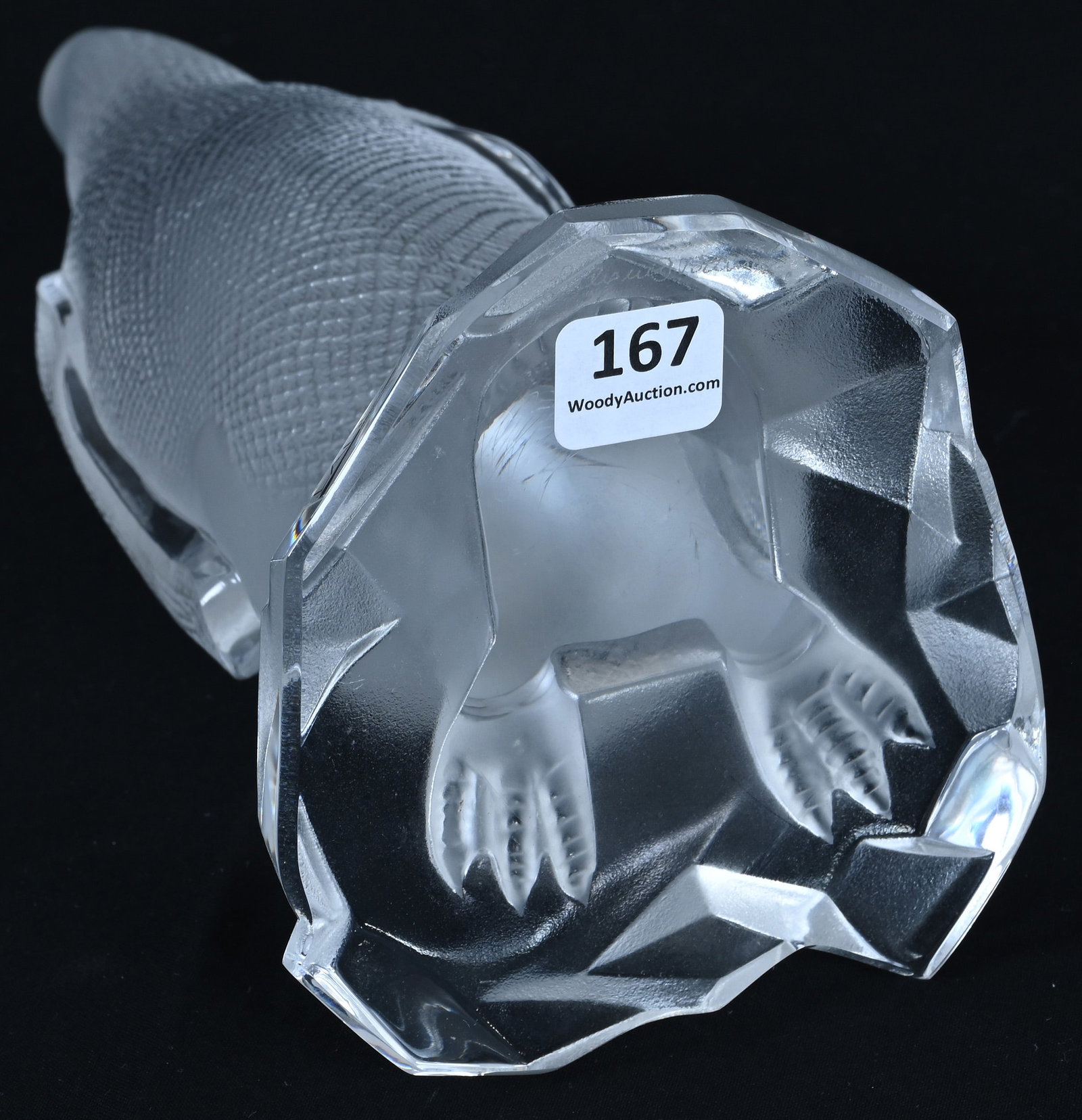 Figural Sculpture, Signed Lalique France, Emperor Penguin - 3
