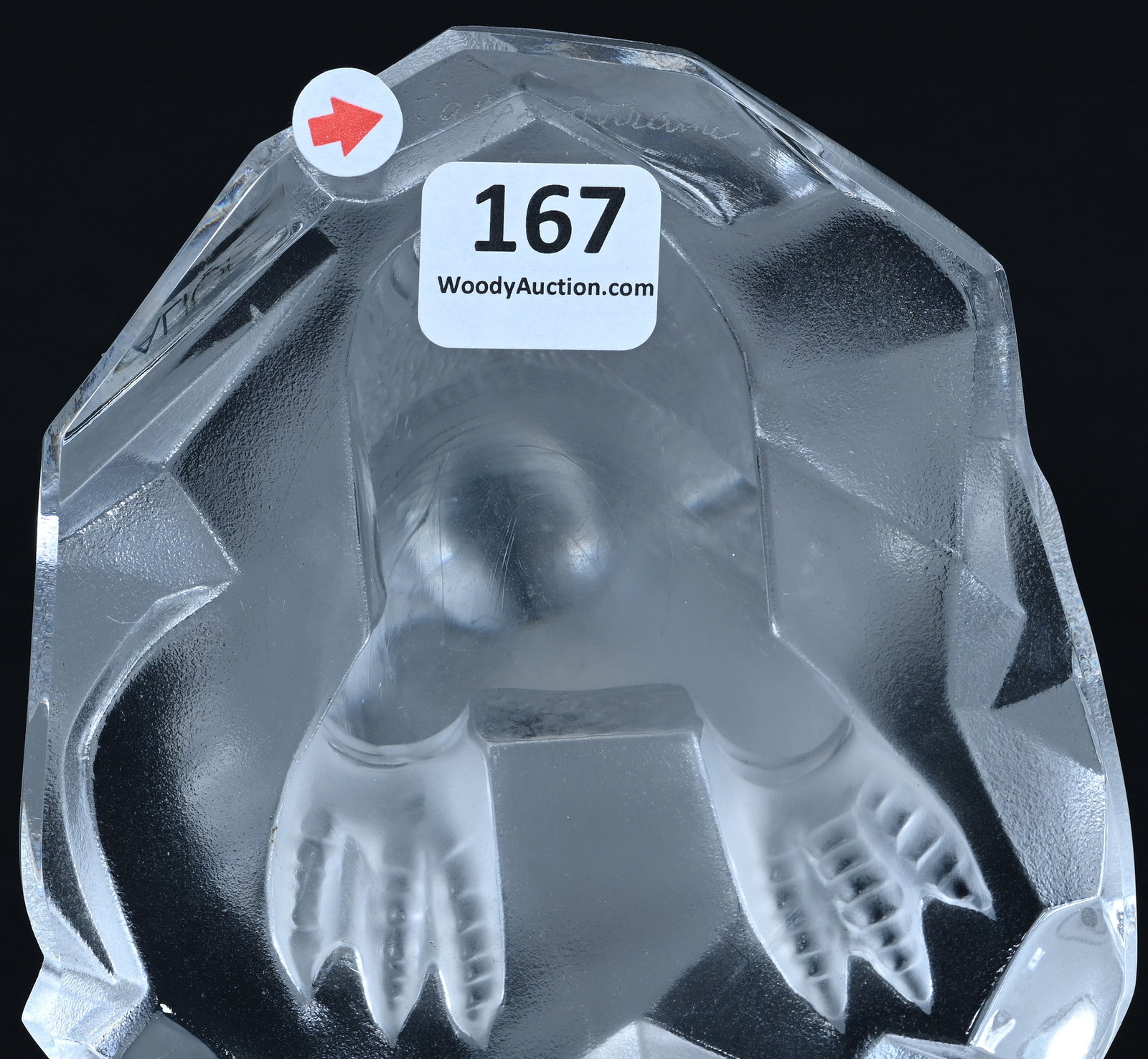 Figural Sculpture, Signed Lalique France, Emperor Penguin - 4