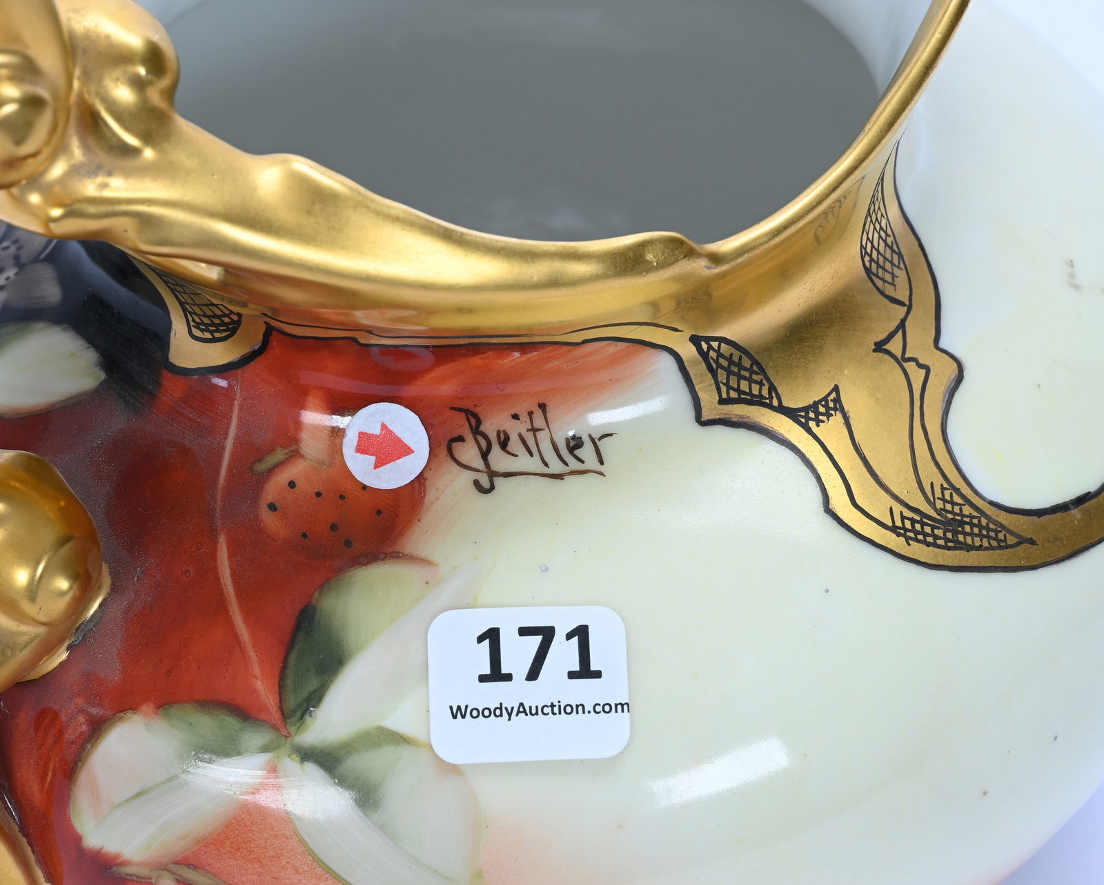 Cider Pitcher, Marked Pickard - 4