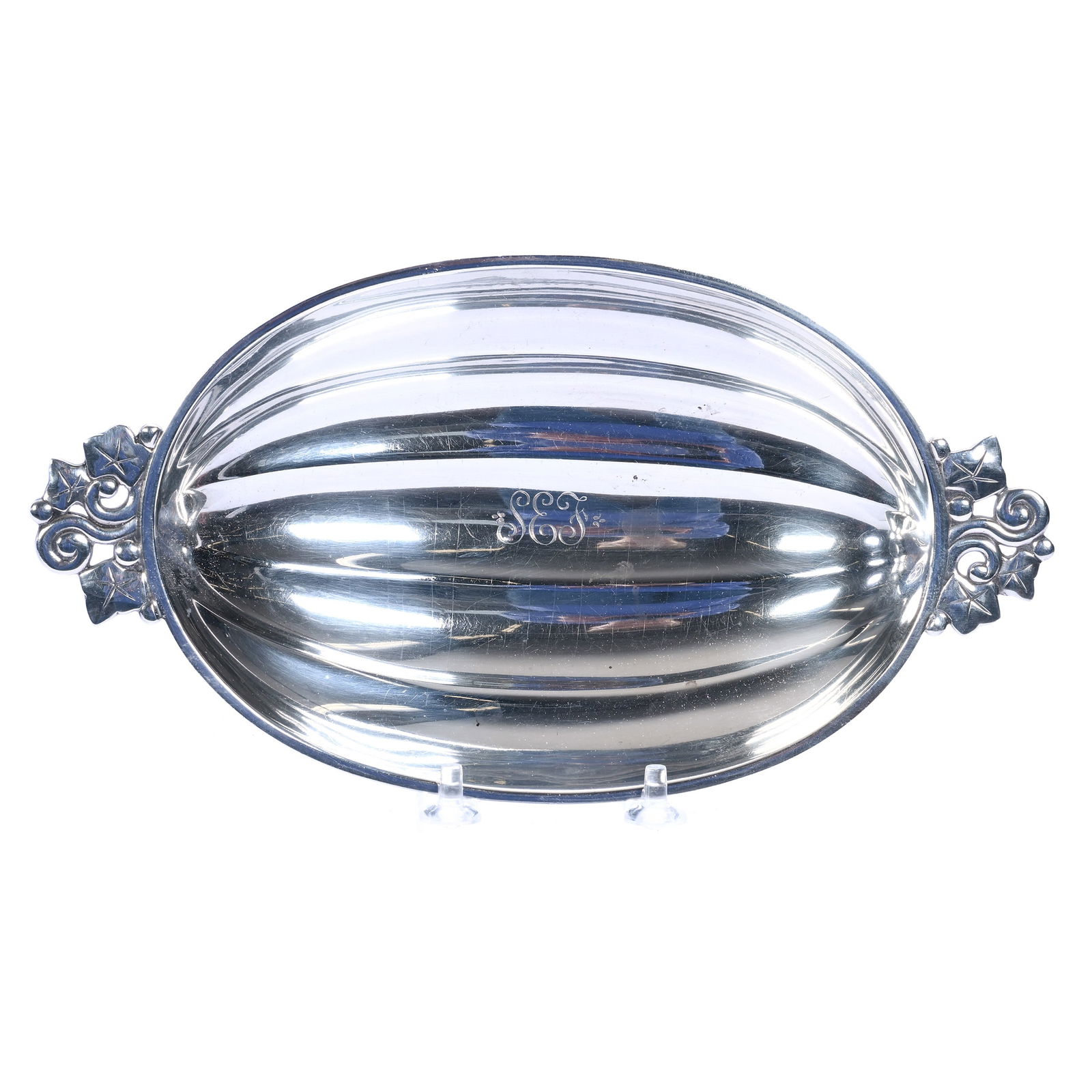 Oval Footed Tray Marked Tiffany & Company #22974M Sterling Silver (1 of 3)