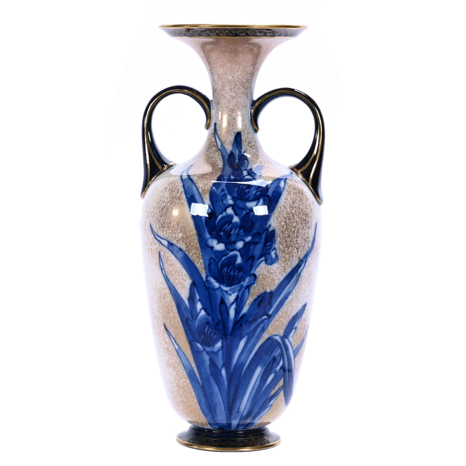 Two Handled Vase, Marked Doulton Burslem (1 of 3)