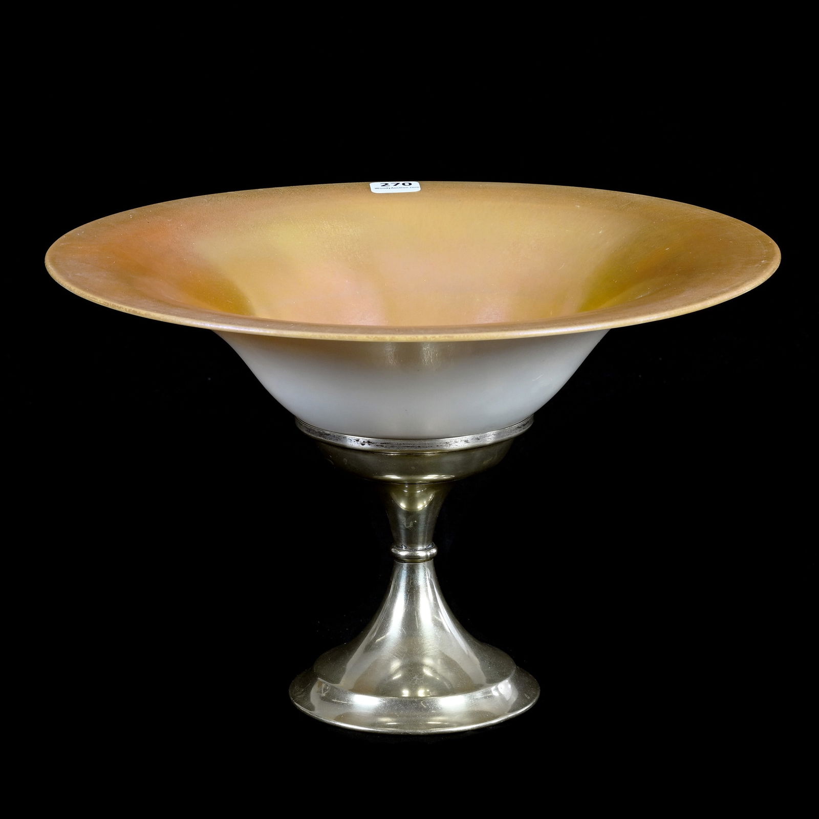 Bowl, Unmarked Steuben Art Glass (1 of 3)