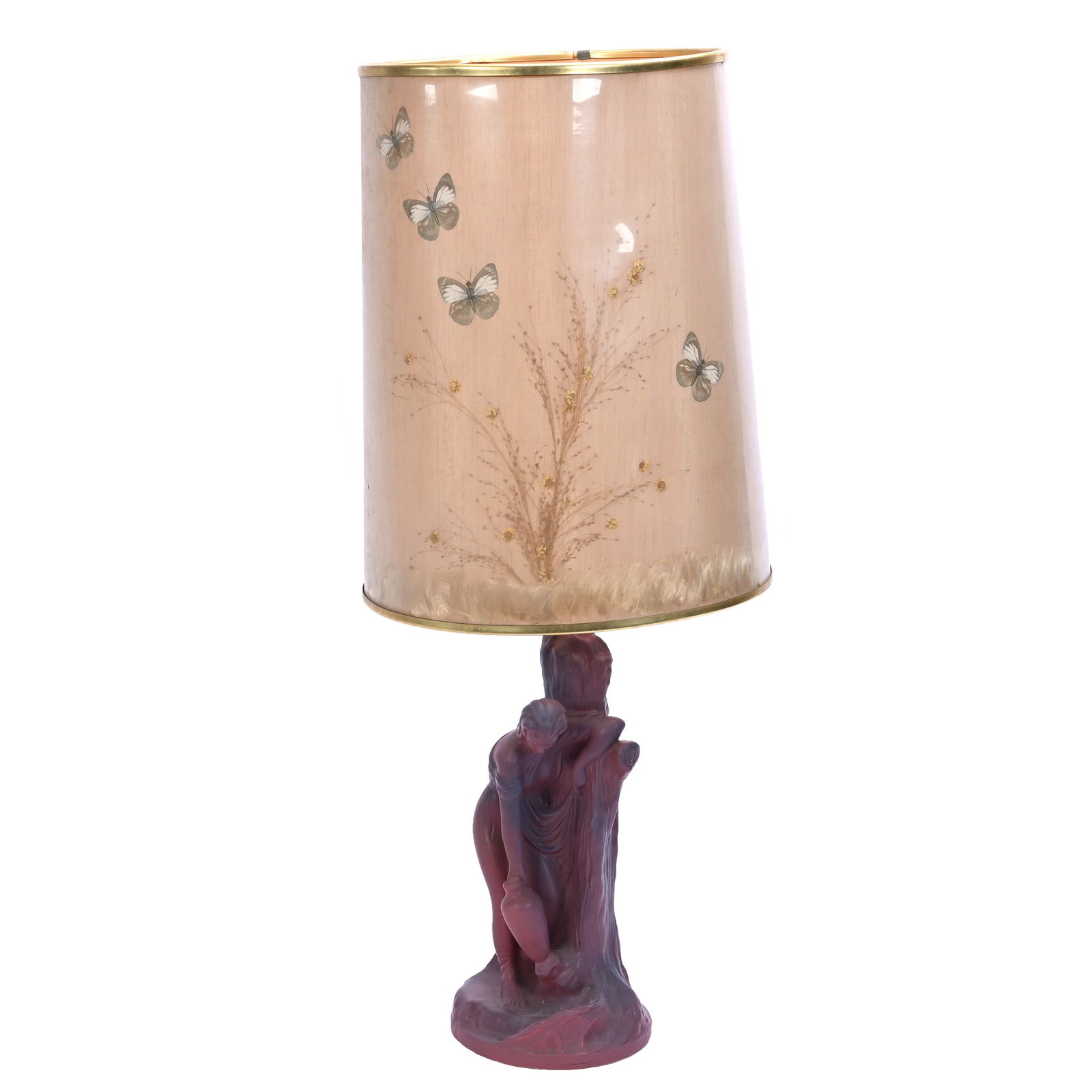 Table Lamp, Van Briggle Art Pottery, "Rebecca At The Well" (1 of 5)