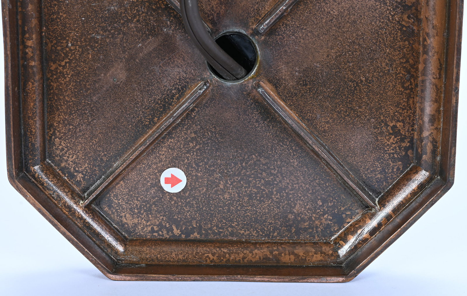 Table Lamp, Pairpoint Reverse Painted Chipped Ice Shade - 4