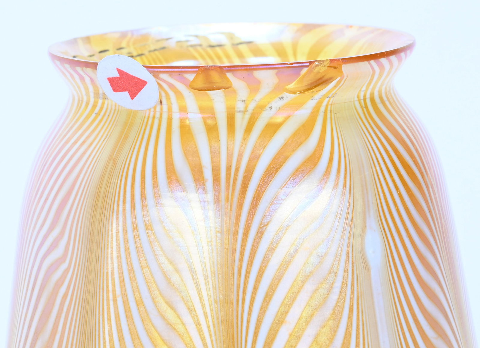 (4) Light Shades, Signed Quezal Art Glass - 5