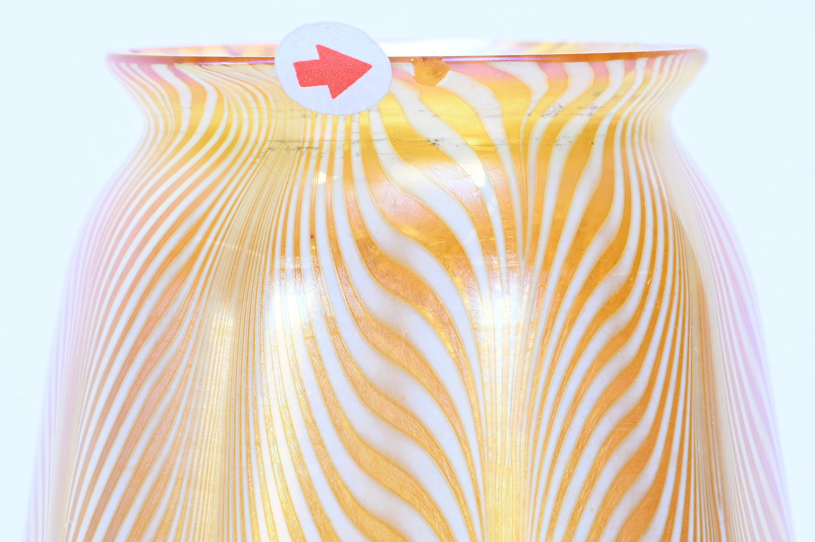 (4) Light Shades, Signed Quezal Art Glass - 6