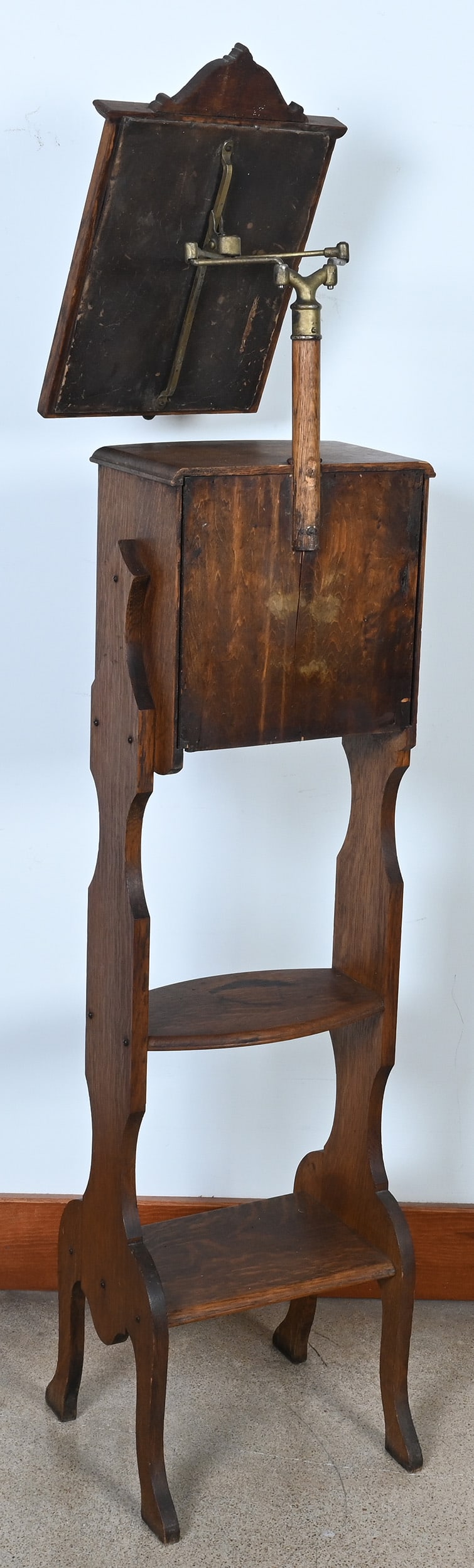 Shaving Stand, Oak - 3